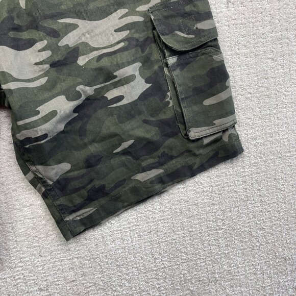 Y2K Work King Camouflage Cargo Shorts Mens Size 42 Workwear Skate Heavy Duty - Picture 4 of 14